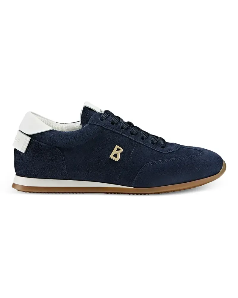 Bogner Valencia logo-plaque suede sneakers - Blau Blau
