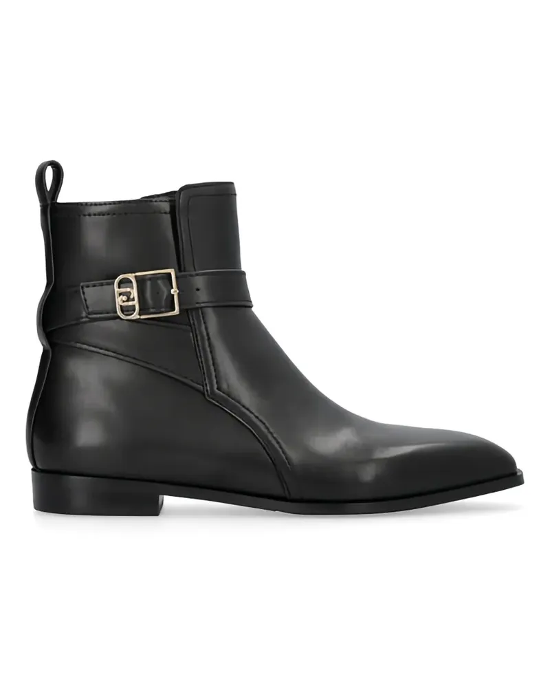 Liu Jo buckle-detail ankle boots - Schwarz Schwarz