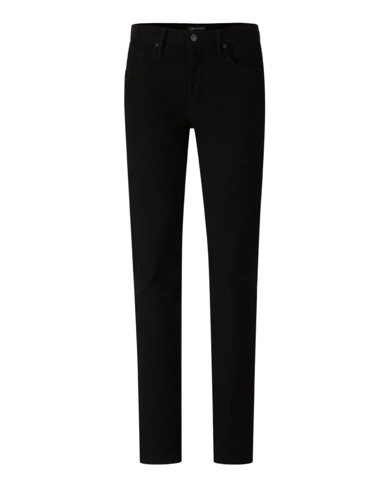 Tom Ford logo-patch jeans - Schwarz Schwarz