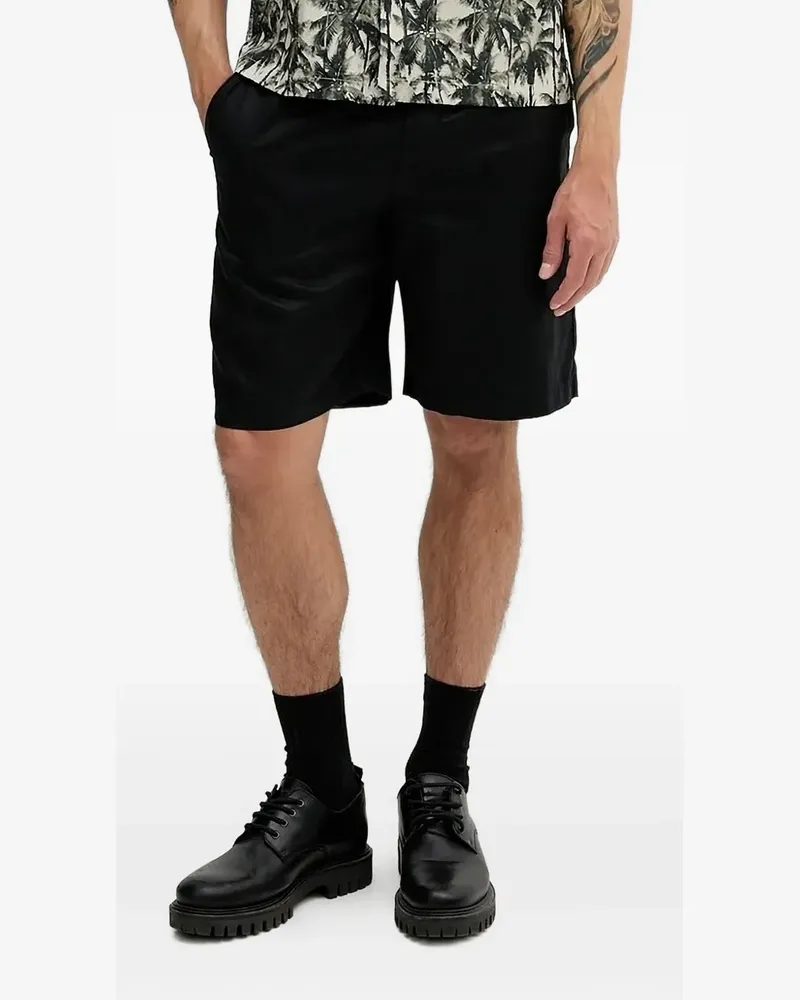 Armani Exchange Shorts mit elastischem Bund - Schwarz Schwarz