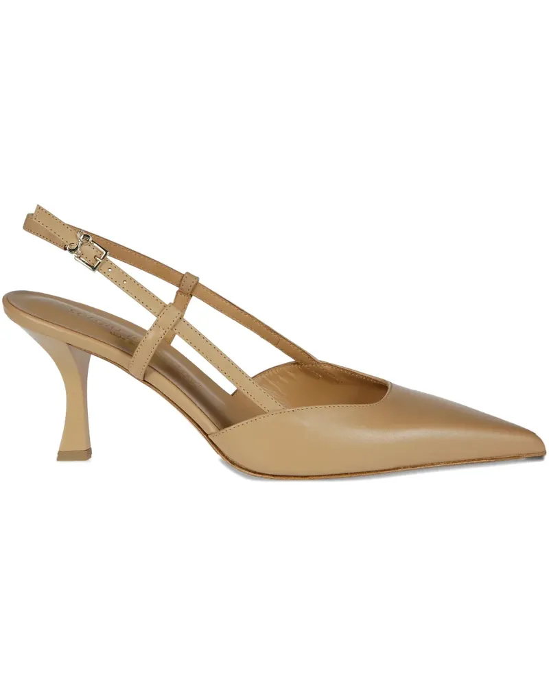 Sergio Levantesi Slingback-Pumps 70mm - Braun Braun
