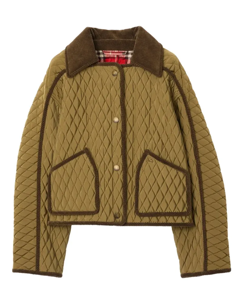 Burberry Gesteppte Floriston Jacke - Grün Grün