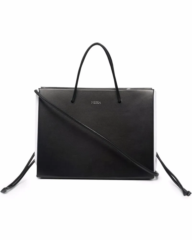 MEDEA Vitello Handtasche - Schwarz Schwarz