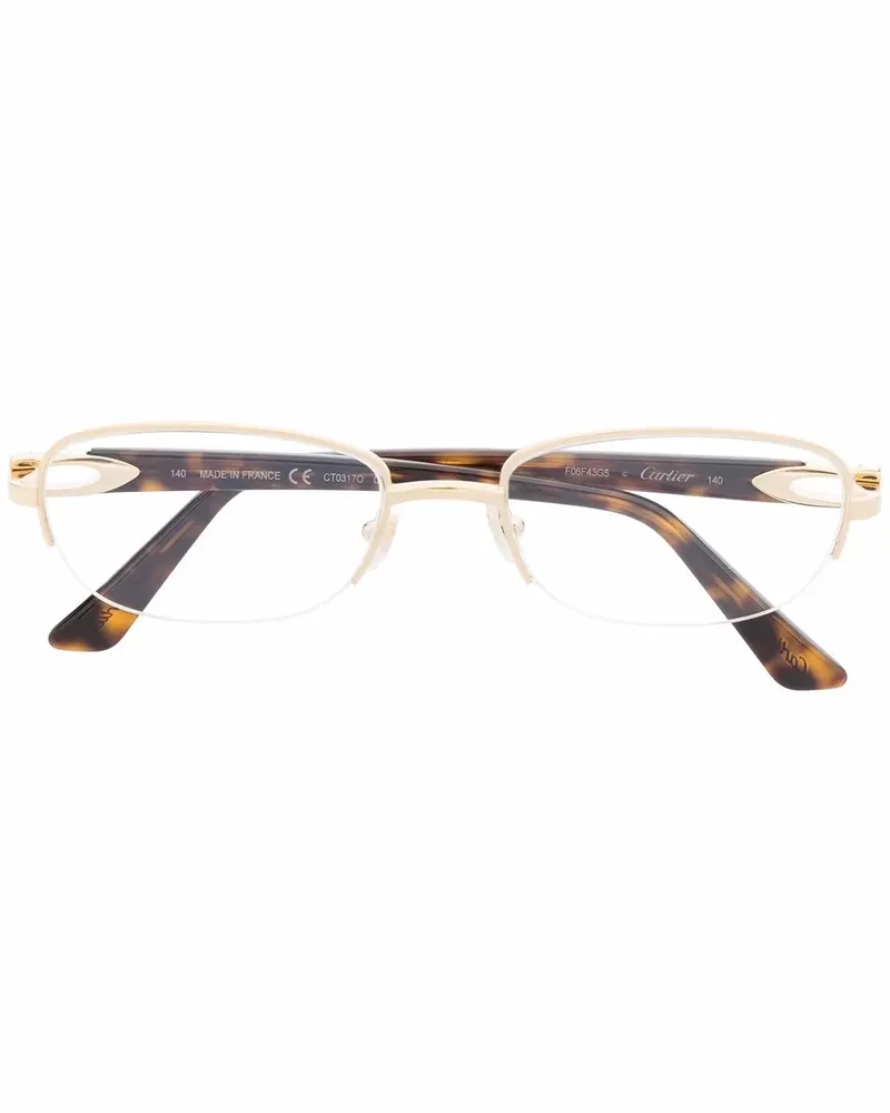 Cartier Brille in Schildpattoptik - Gold Gold