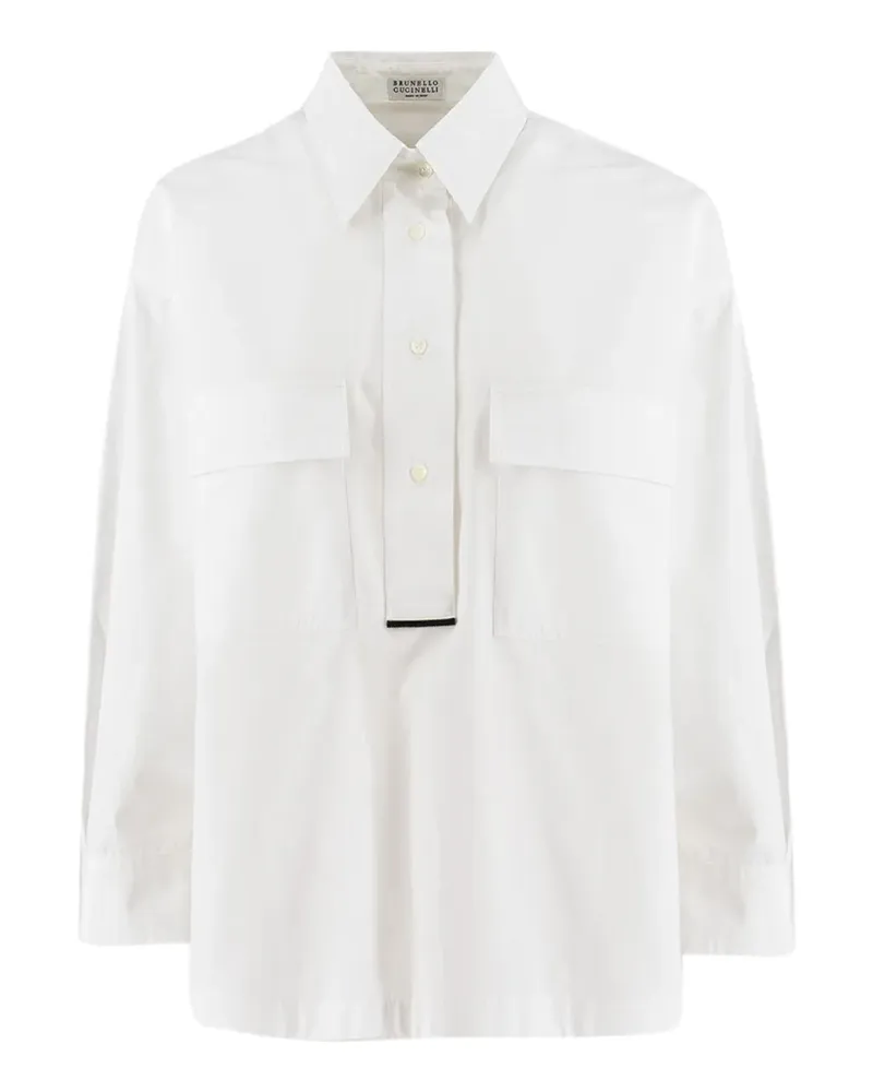 Brunello Cucinelli pocket shirt - Weiß Weiß
