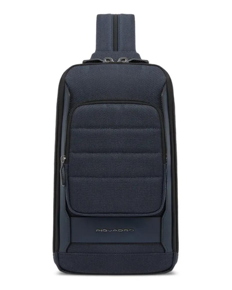 Piquadro Wattierter Rucksack - Blau Blau