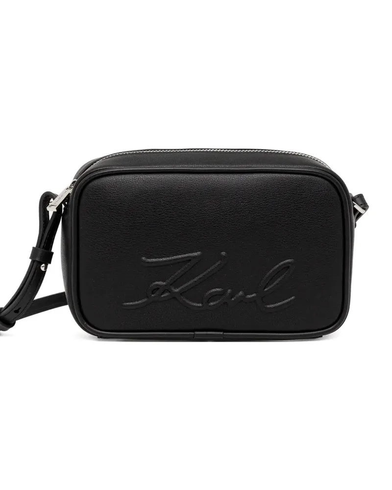 Karl Lagerfeld K/VILLE Umhängetasche mit Logo - Schwarz Schwarz