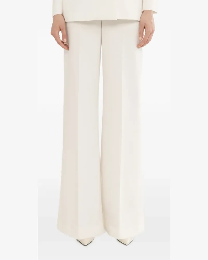 NISSA Weite High-Waist-Hose - Nude Nude