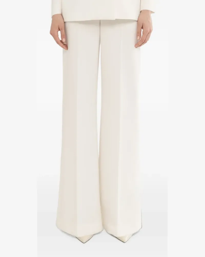 NISSA Weite High-Waist-Hose - Nude Nude