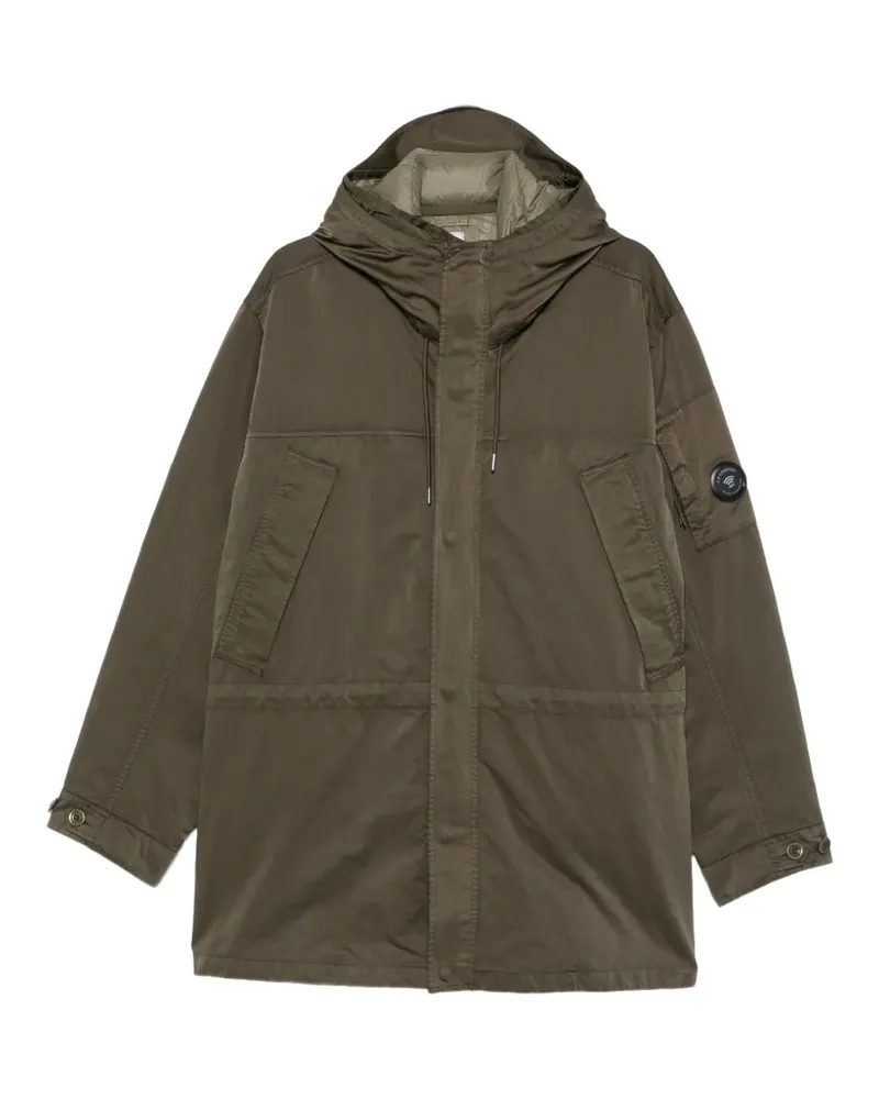 C.P. Company Micro Kei Lens Kapuzenparka - Grün Grün