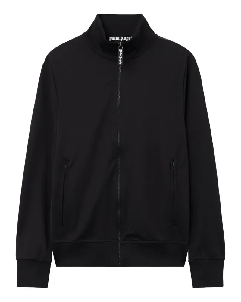 Palm Angels Sportjacke mit Logo-Print - Schwarz Schwarz