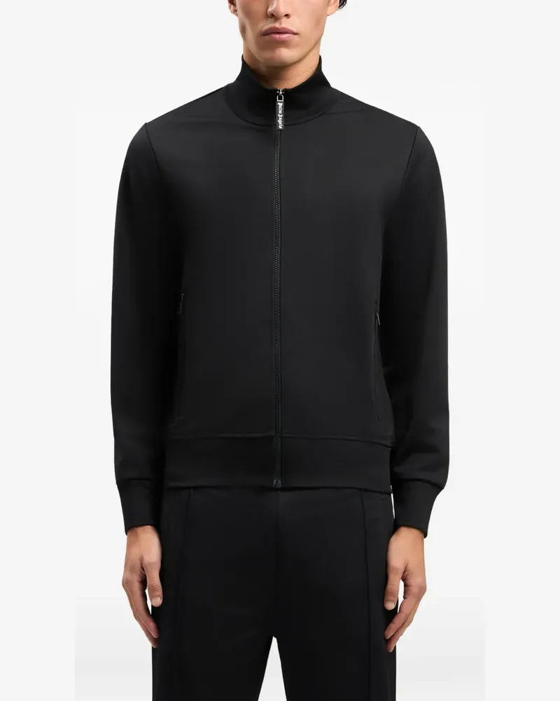 Palm Angels logo-print track jacket - Schwarz Schwarz