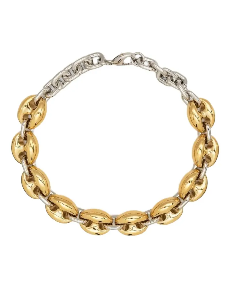 Paco Rabanne eight chunky necklace - Gold Gold