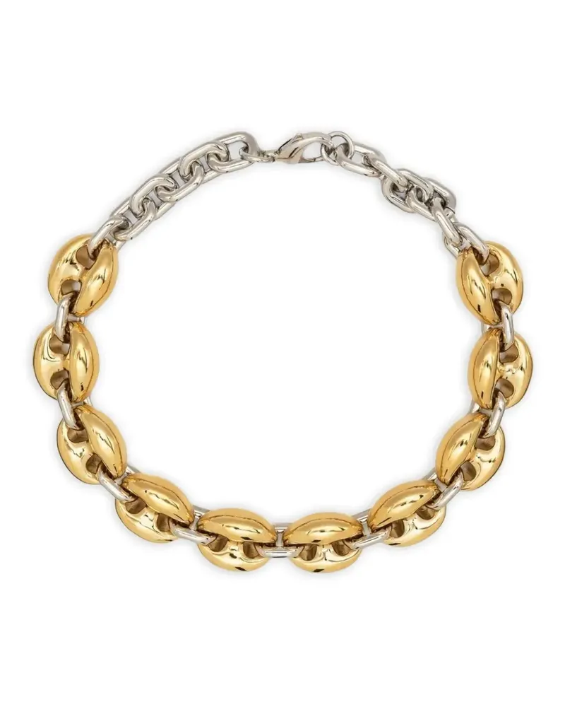 Paco Rabanne eight chunky necklace - Gold Gold