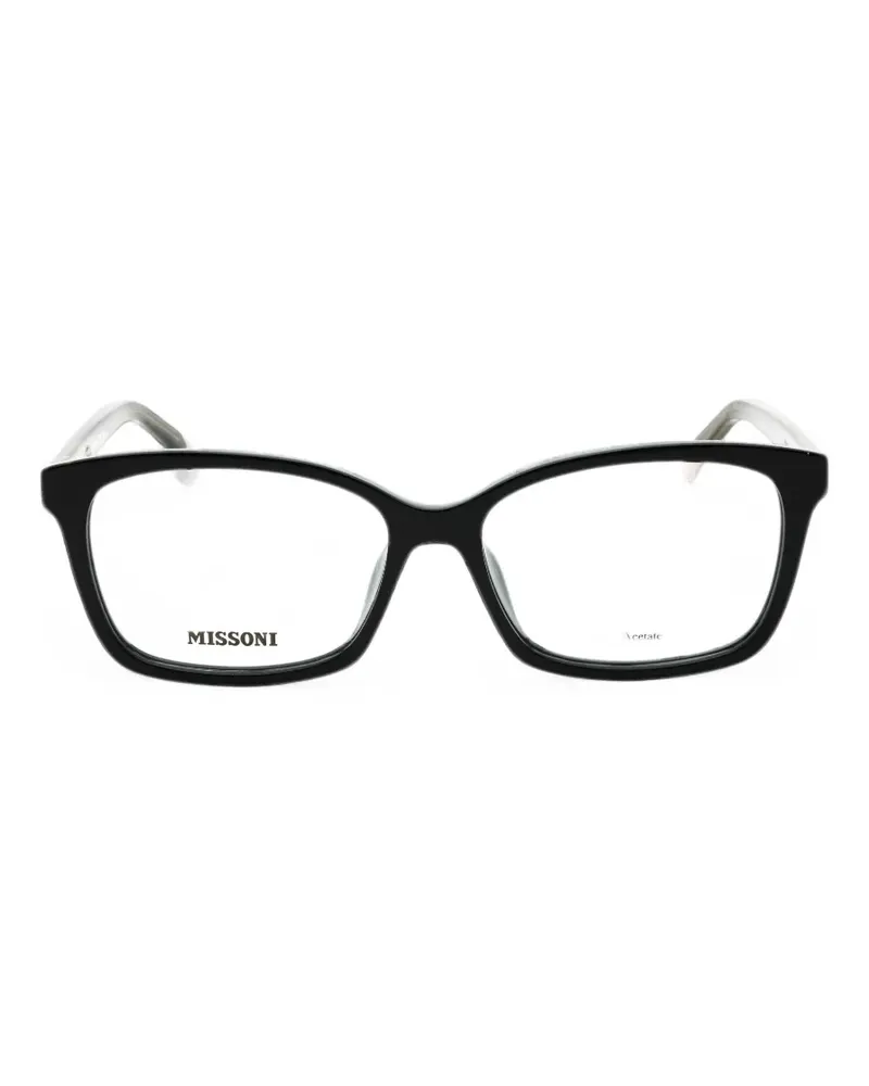 Missoni Brille mit eckigem Gestell - Schwarz Schwarz