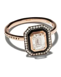 Selim Mouzannar 18kt Rotgoldring mit Diamanten Rosa