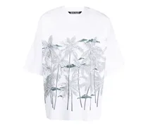 T-Shirt mit Palmen-Print