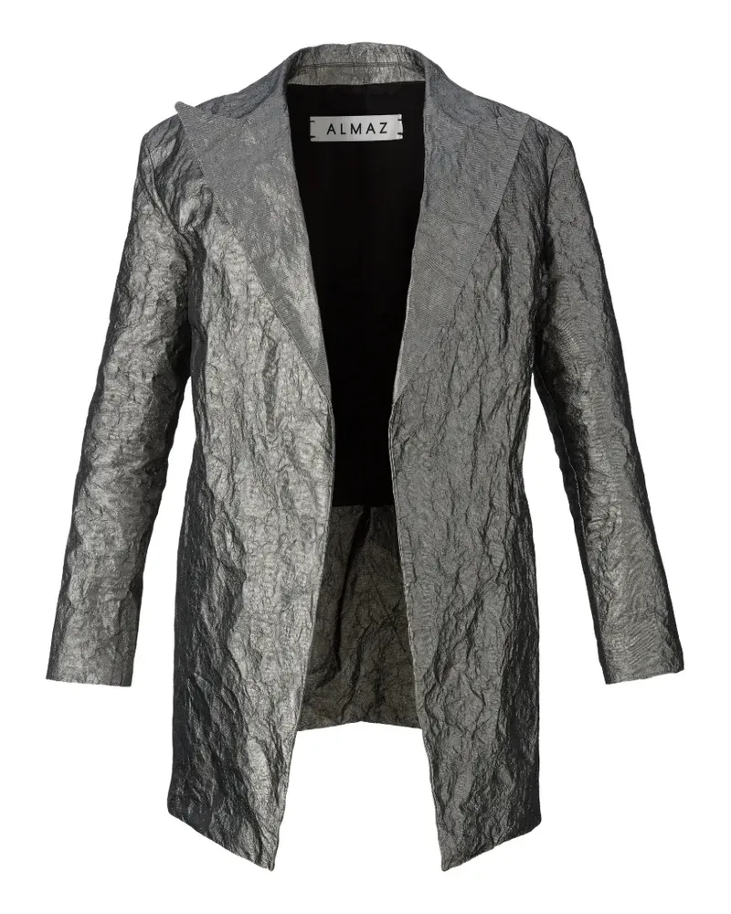 ALMAZ Mantel mit Lamé-Effekt - Silber Silber