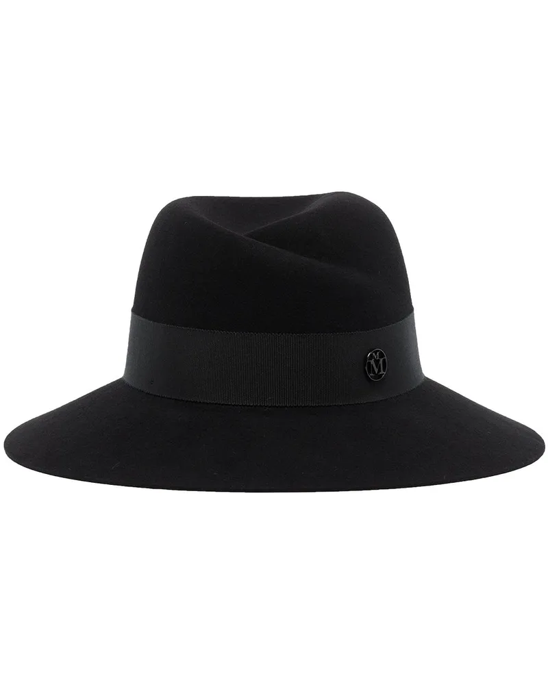 Maison Michel Virginie' Fedora - Schwarz Schwarz