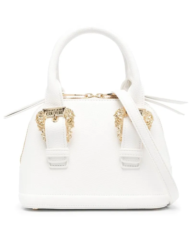 Versace Jeans Handtasche mit barockem Muster - Weiß Weiß