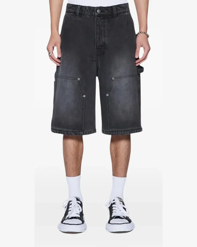 ksubi MAXX Operator Jeans-Shorts - Schwarz Schwarz