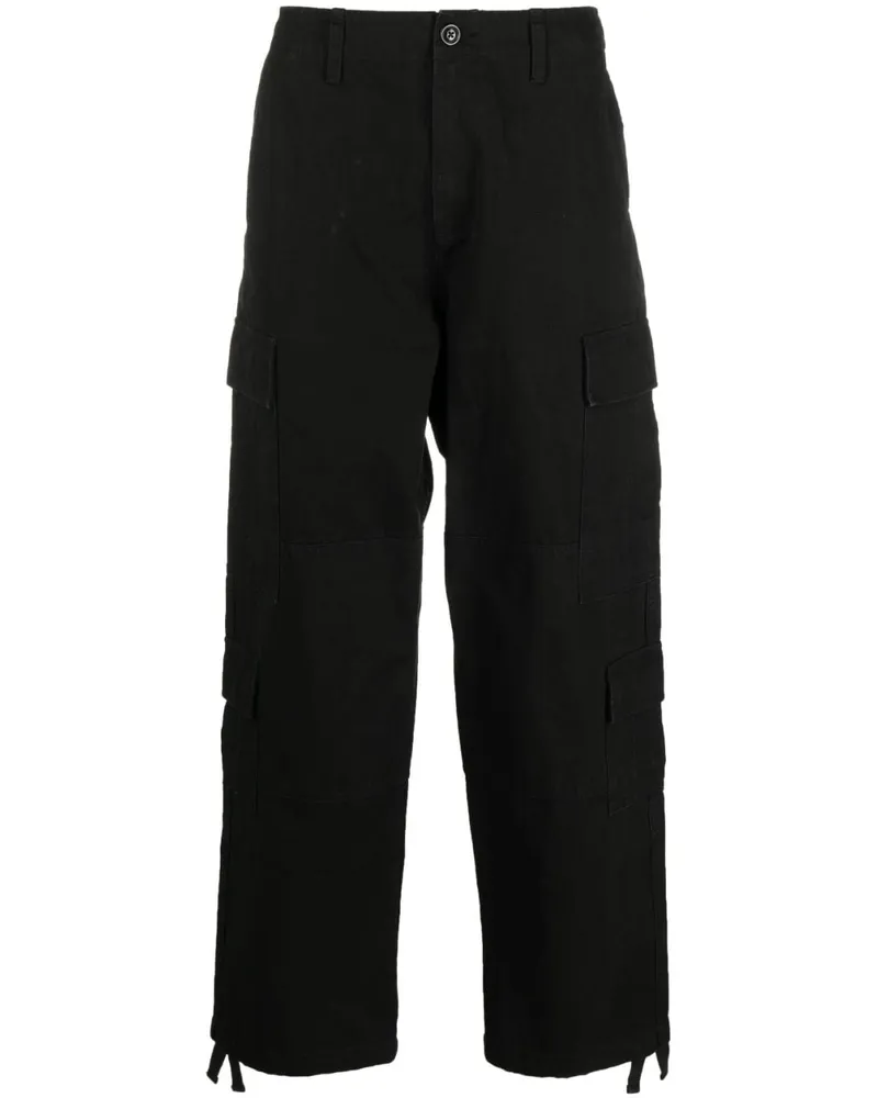 Stüssy Cargohose mit weitem Bein Schwarz