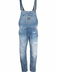 WASHINGTON DEE CEE Jeanslatzhose im Distressed-Look Blau