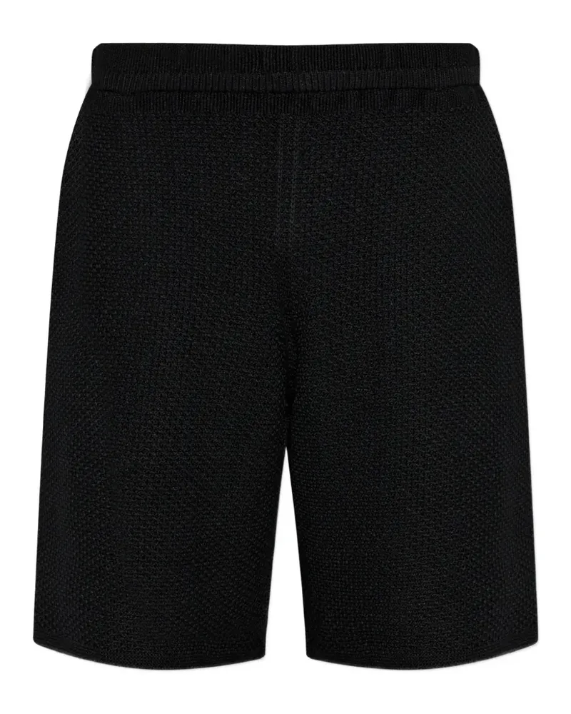 Issey Miyake textured shorts - Schwarz Schwarz