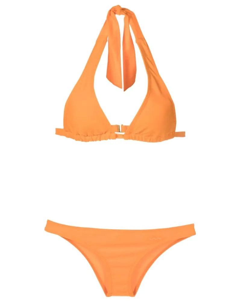 Amir Slama Triangel-Bikini mit Neckholder - Orange Orange