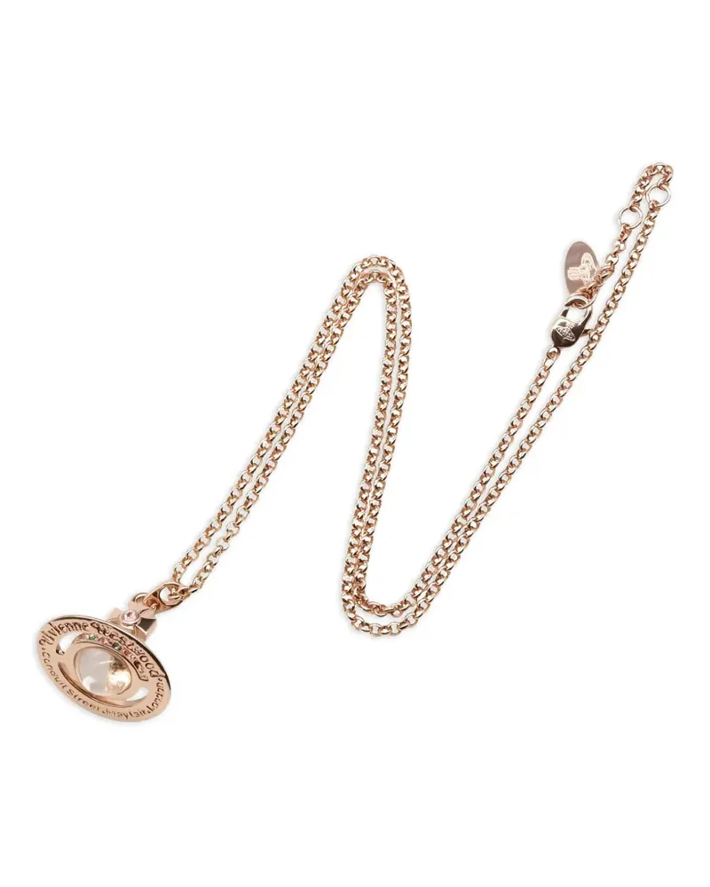 Vivienne Westwood 2020s Halskette mit Orb-Anhänger - Rosa Rosa