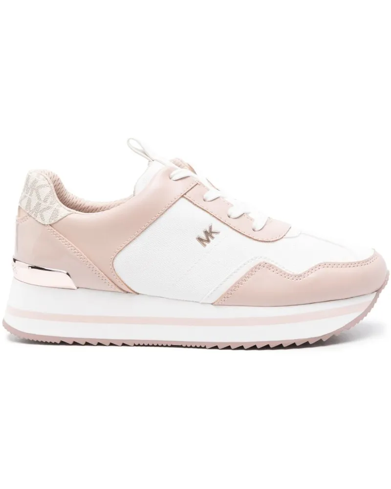 Michael Kors Raina Sneakers mit Kontrasteinsätzen - Weiß Weiß