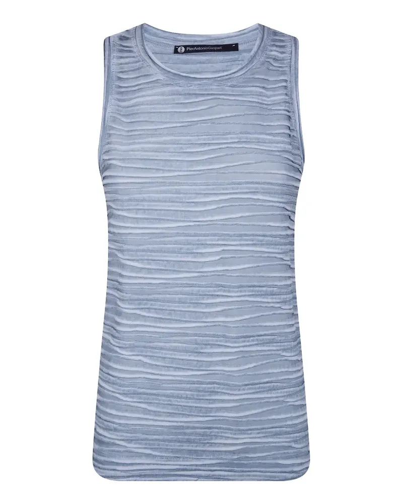 Pier Antonio Gaspari textured top - Blau Blau