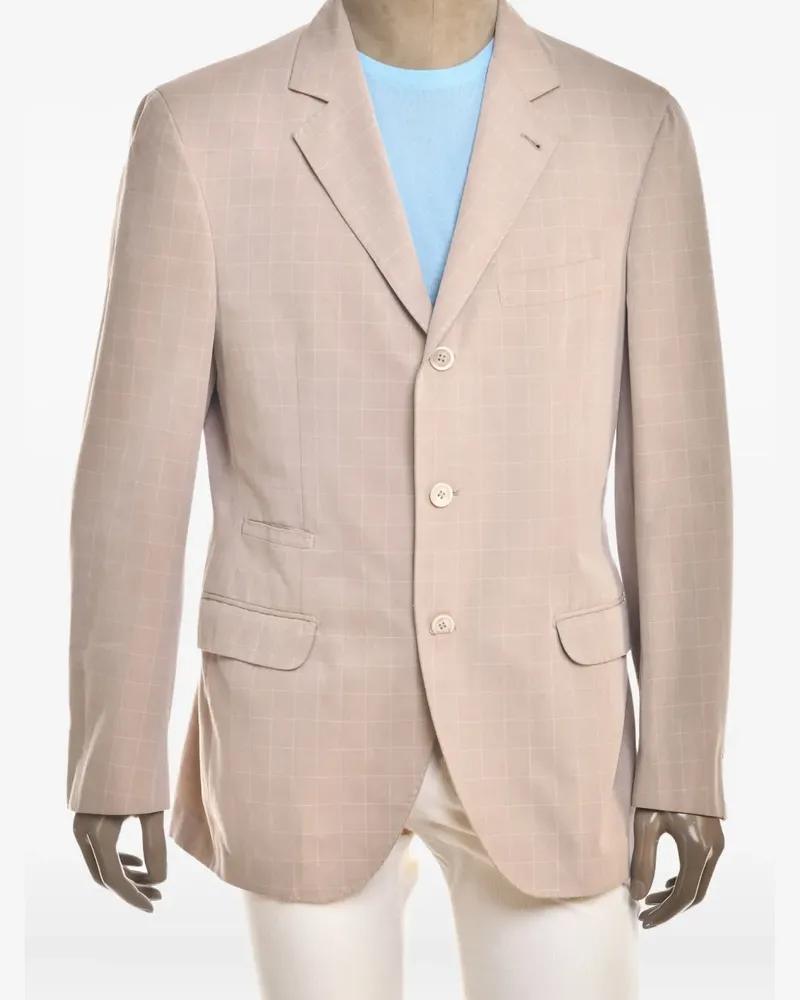 Brunello Cucinelli Karierter Blazer - Rosa Rosa