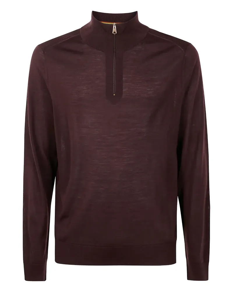 Paul Smith Pullover mit Reißverschluss - Rot Rot