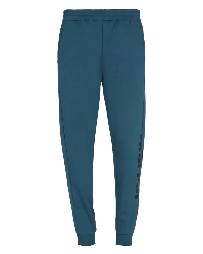Helmut Lang Jogginghose mit Logo - Blau Blau