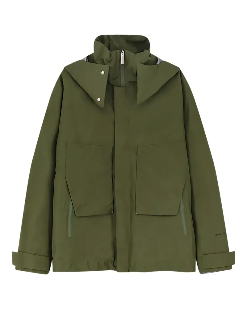 Herno Wattierte Jacke mit abnehmbarer Kapuze - Grün Grün