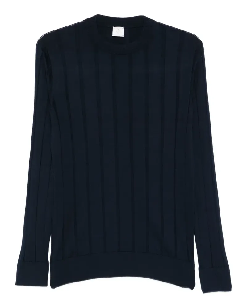Eleventy Pullover mit Rundhalsausschnitt - Blau Blau