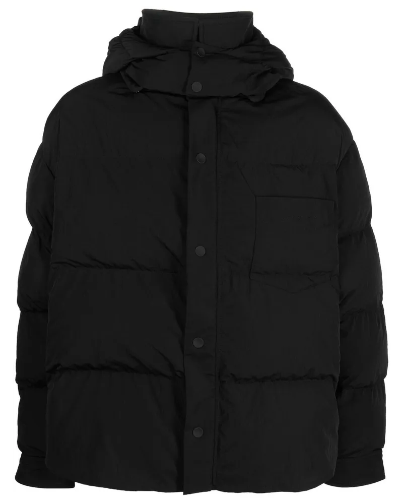 Jacquemus Gefütterte Kapuzenjacke - Schwarz Schwarz