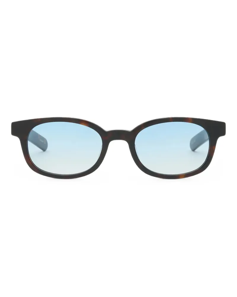FLATLIST Runde Le Bucheron Sonnenbrille - Braun Braun