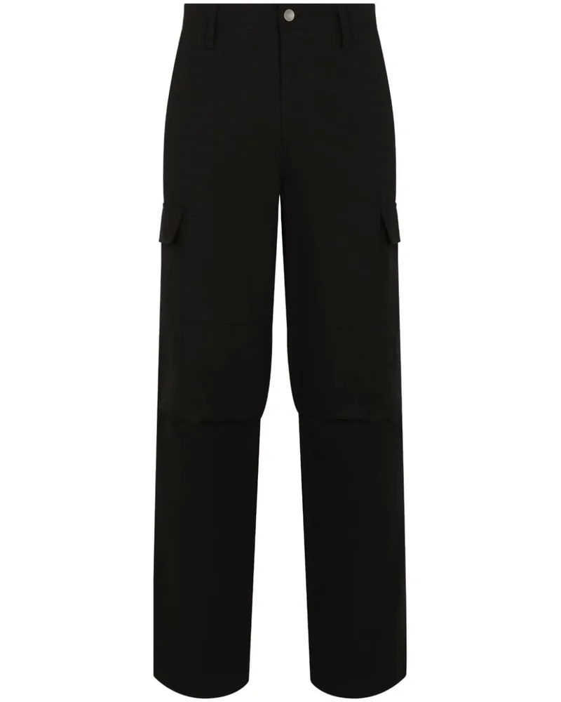 Dolce & Gabbana Cargohose mit geradem Bein - Schwarz Schwarz