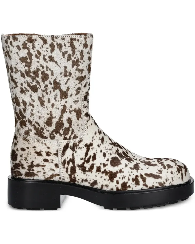 Copenhagen mottled ankle boots - Weiß Weiß
