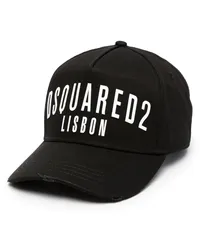 Dsquared2 Baseballkappe mit Logo-Print Schwarz