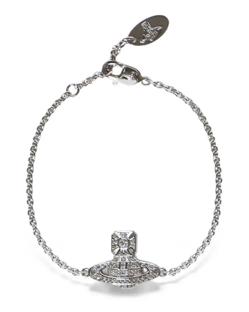 Vivienne Westwood Orb crystal-embellished bracelet - Silber Silber