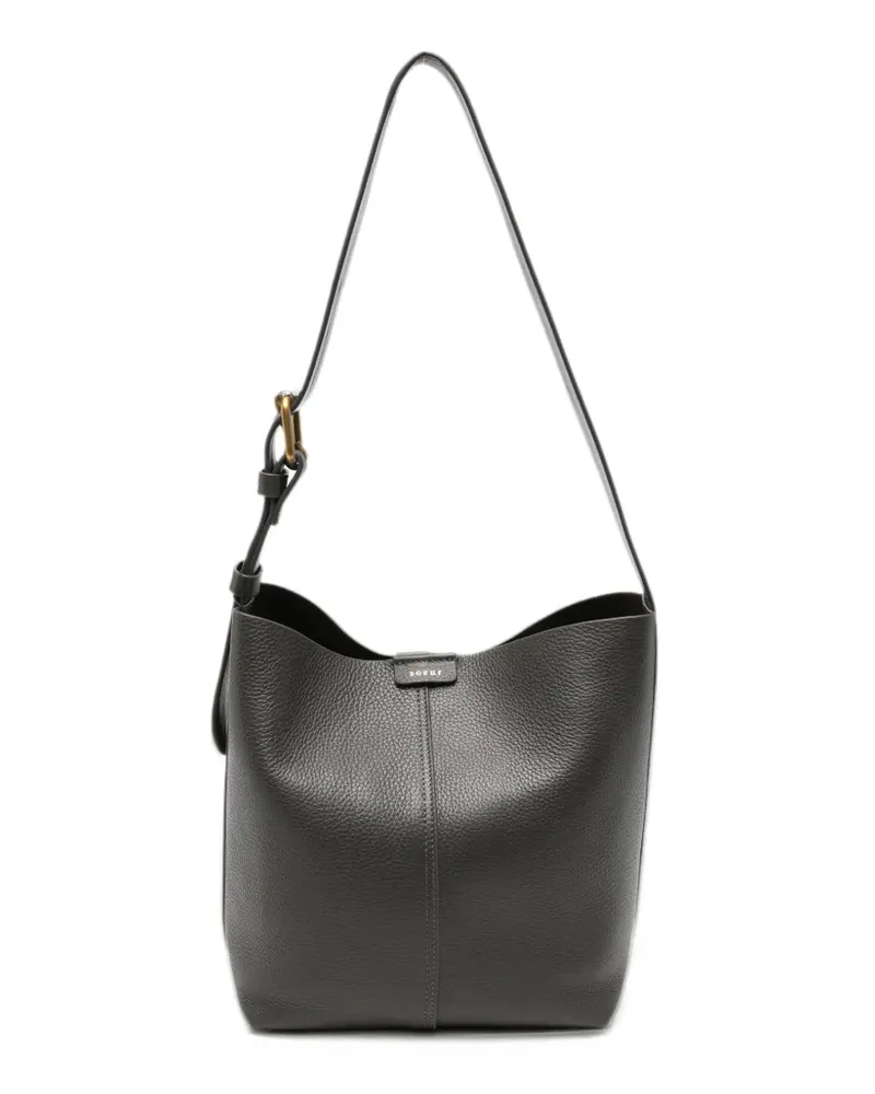 Soeur mini Saudade pebbled leather shoulder bag - Braun Braun
