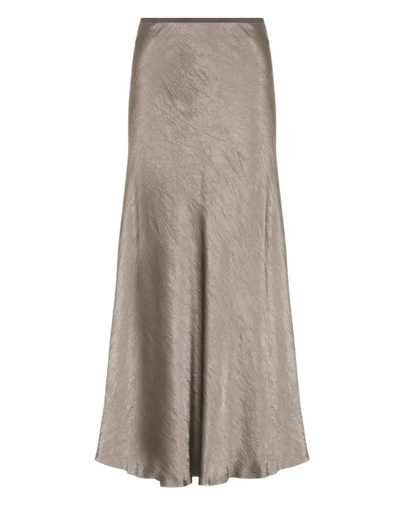 Maison Margiela Midirock mit Diagonalschnitt - Braun Braun