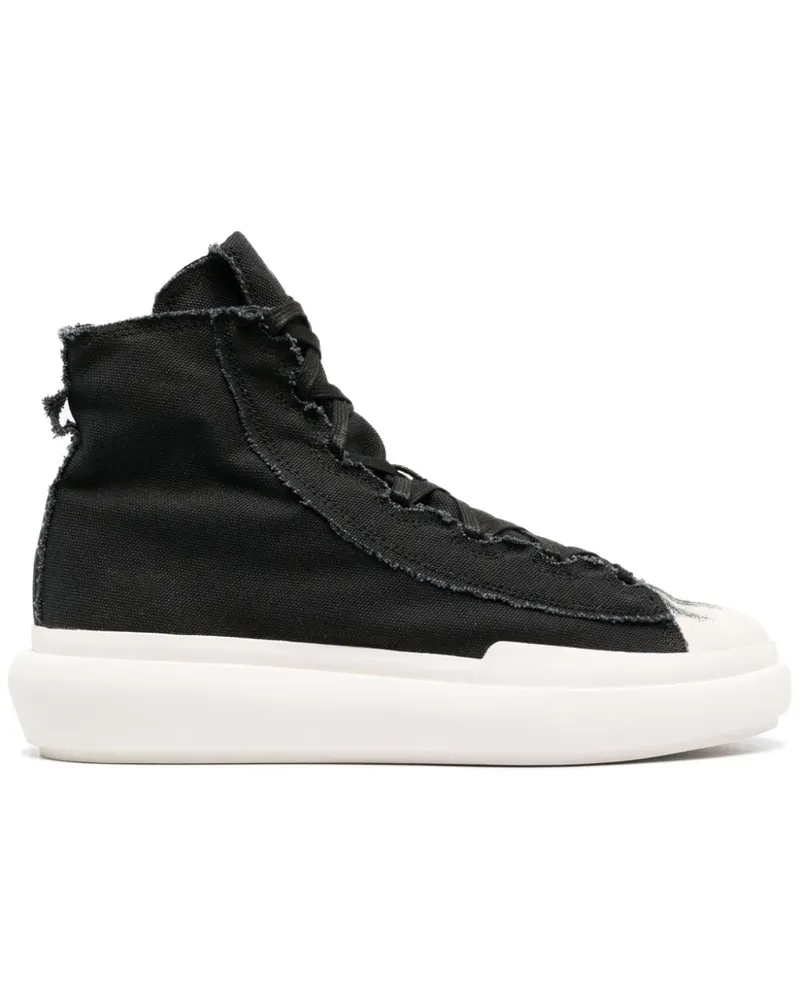 Y-3 Nizza High-Top-Sneakers im Used-Look Schwarz