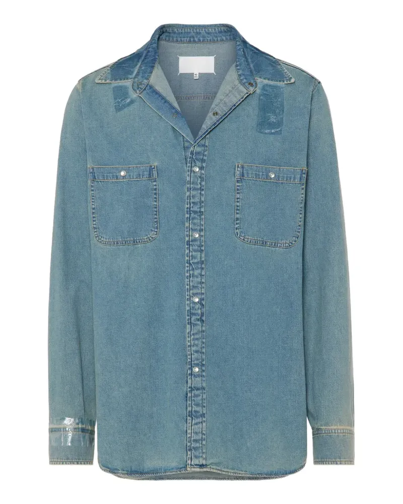 Maison Margiela Langärmeliges Hemd - Blau Blau