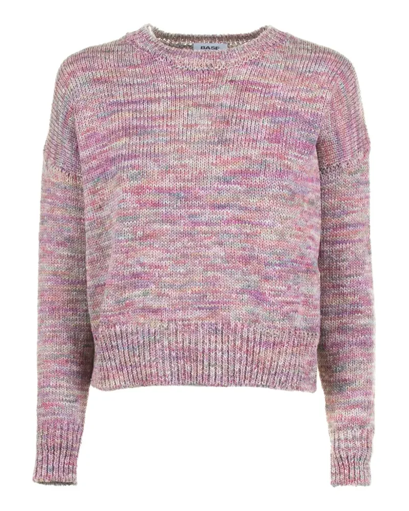 BASE Milano crew-neck sweater - Rosa Rosa