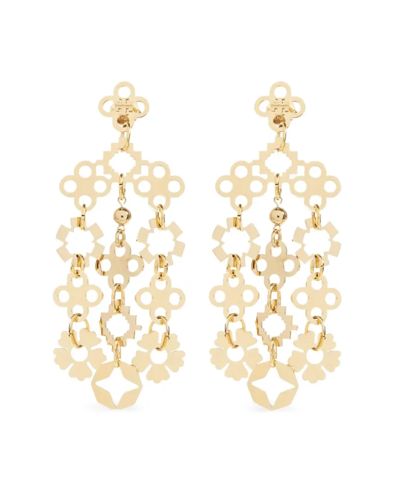 Tory Burch Forget Me Not Chandelier-Ohrringe - Gold Gold