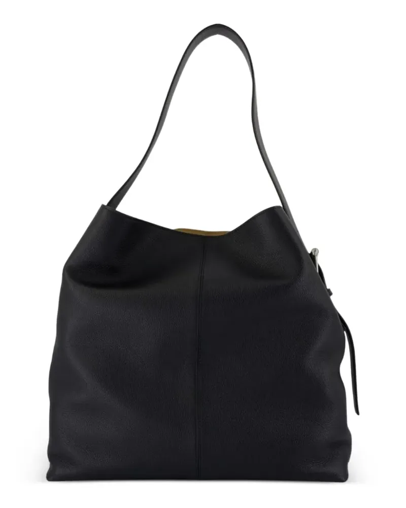 Alexander McQueen logo-appliqué shoulder bag - Schwarz Schwarz